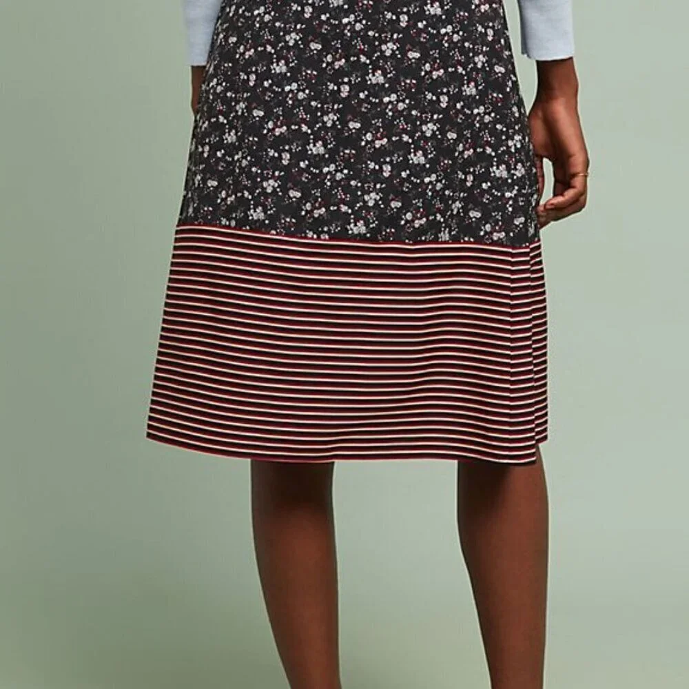 NWT Anthropologie Peyton Patchwork Skirty by ISLA MAUDE - Picture 3 of 8